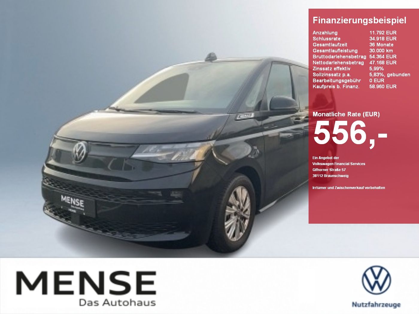 Volkswagen Multivan 2.0 l TSI OPF 150 kW 7-Gang-DSG