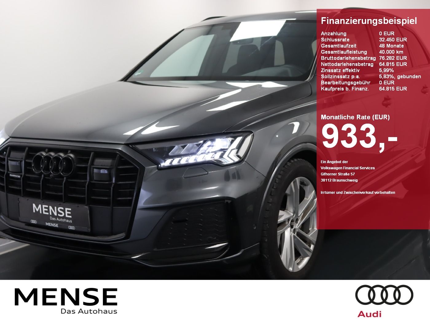 Audi Q7 50 TDI quattro S-Line |Matrix|Luft|ACC|MATRIX