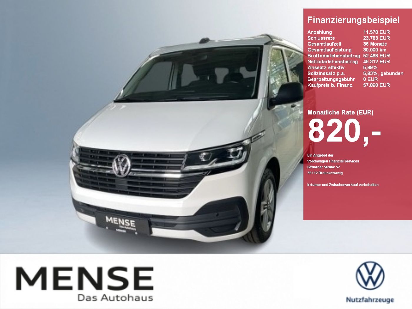 Volkswagen T6.1 California Beach 2.0TDI 110KW |SoftClose|LM