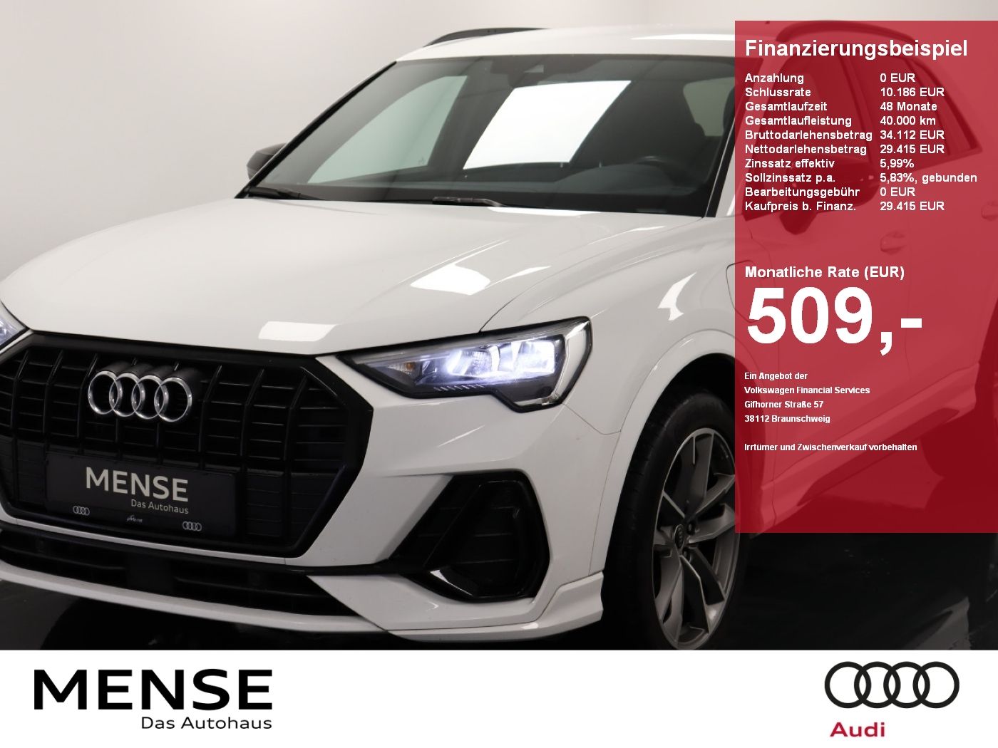 Audi Q3 45 TFSI e S tronic S line |ACC|FLA|LM|2xKlima