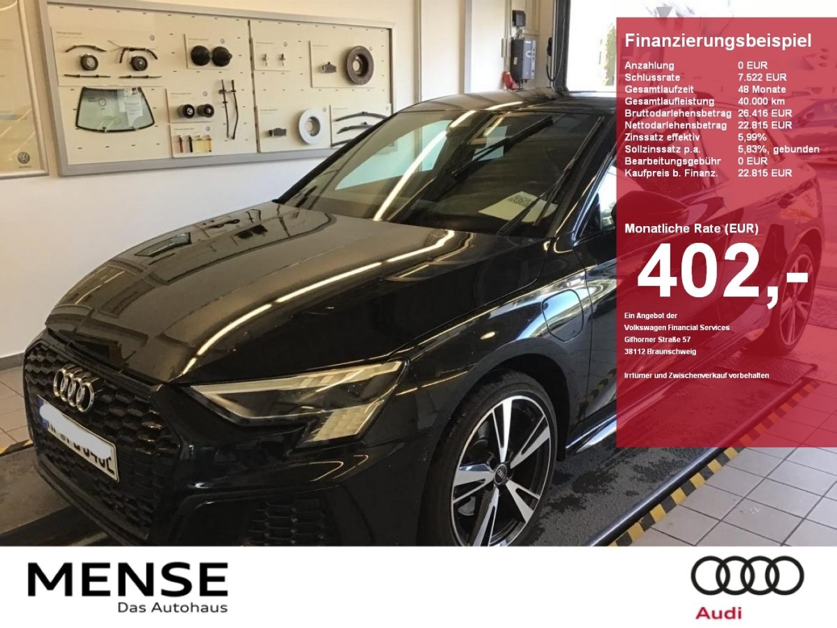 Audi A3 Sportback 40 TFSI e S tronic S line |Matrix