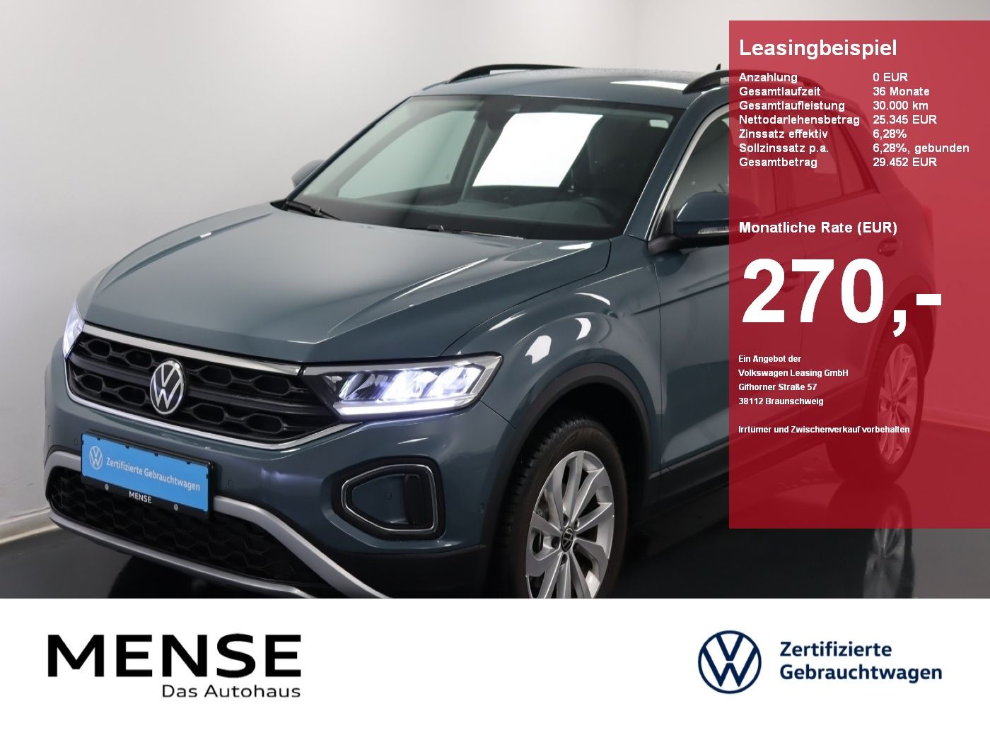 Volkswagen T-Roc 1.0 TSI Life |VirtualCP|CarPlay|LM|KlimaA