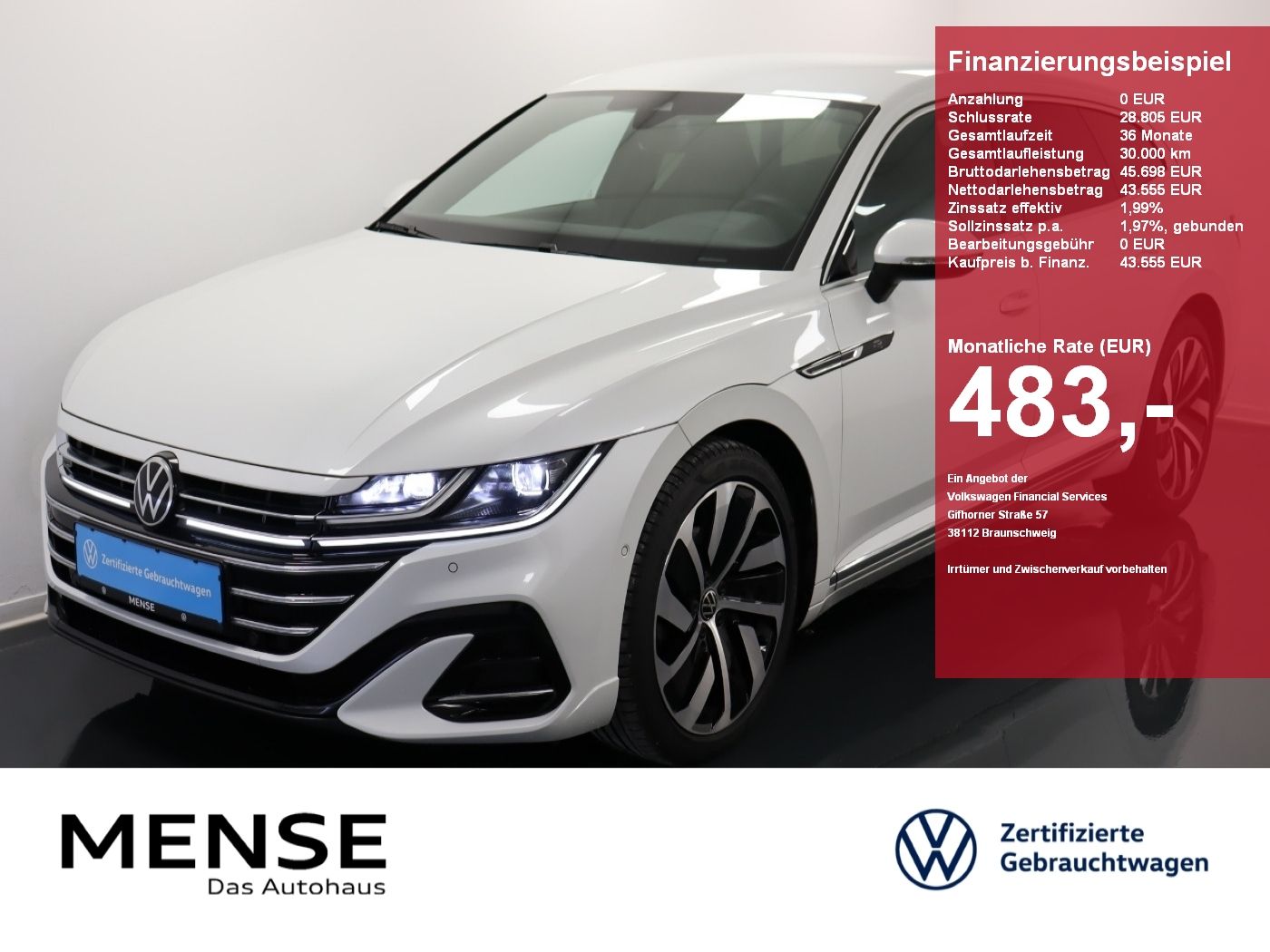 Volkswagen Arteon Shootingbrake 2.0TDI DSG 4-motion R-Line