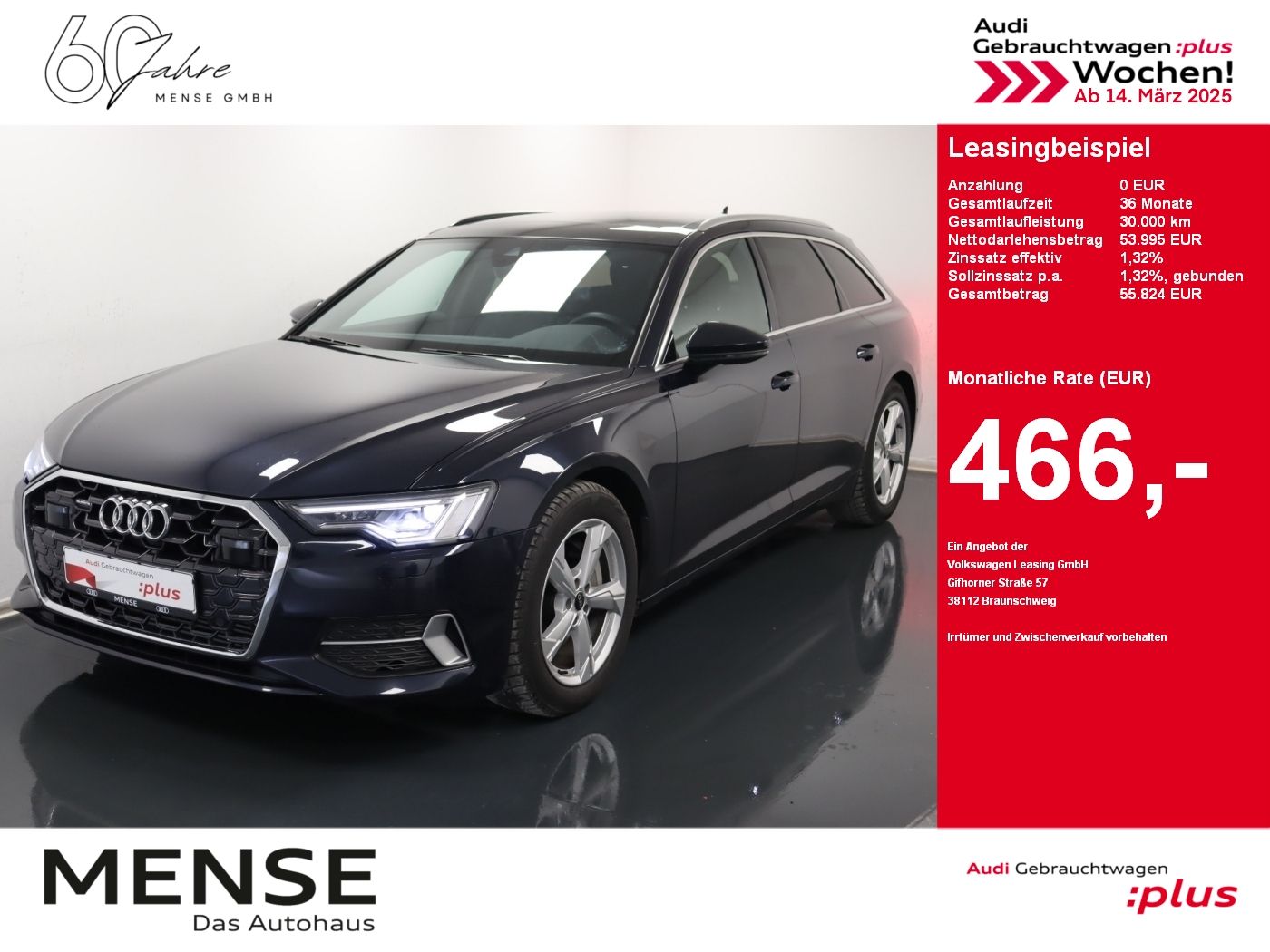 Audi A6 Avant 45 TFSI quattro S tronic advanced |Pano